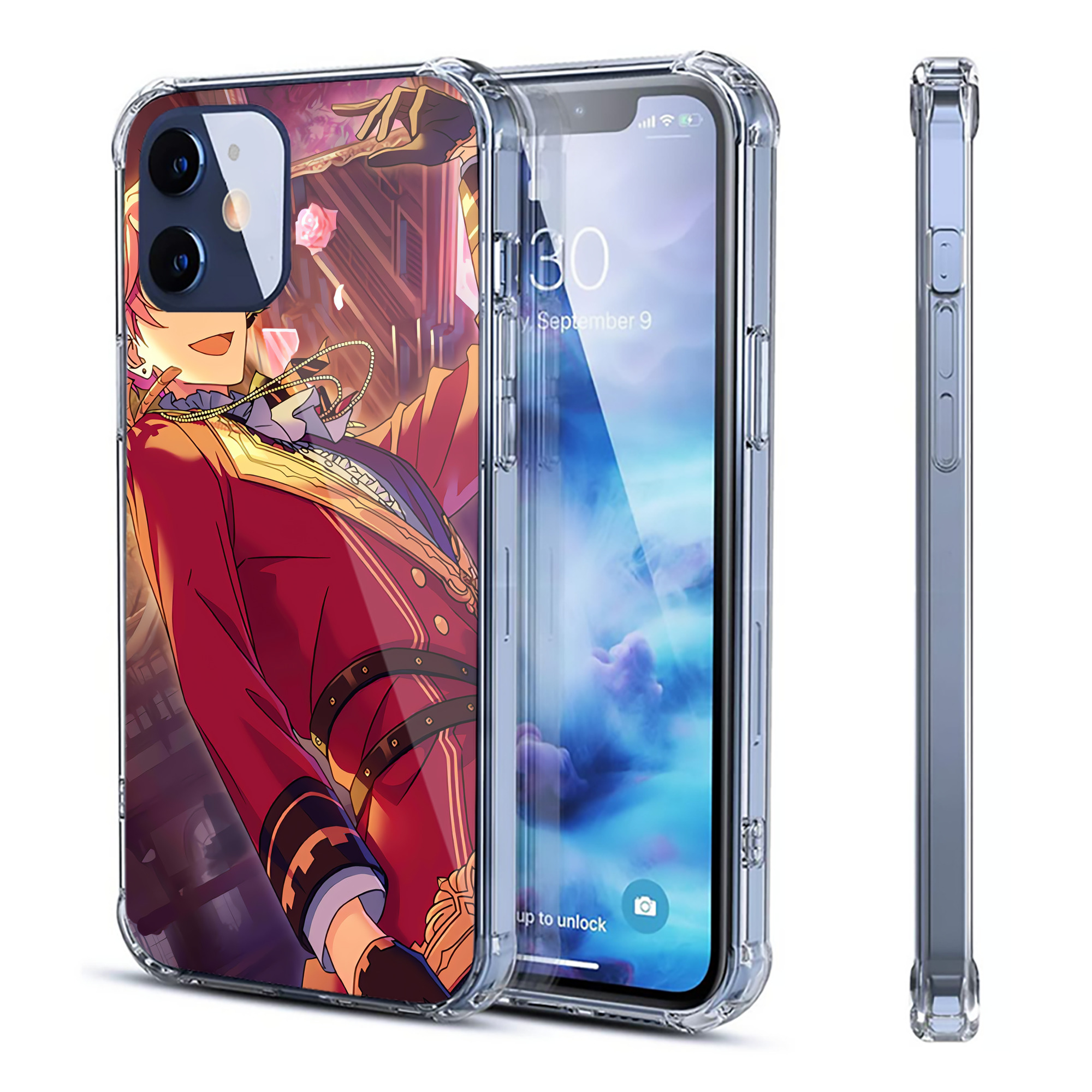 （画像用） あんさんぶるスターズ! Ensemble Stars 【iPhone 12シリーズ対応】透明スマホケース（クリアソフトケース）